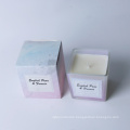 220g paraffin/soy wax scetned candle in glass cup in box home decor